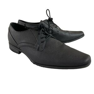 Calvin Klein Men’s Black Benton 2 Oxford‎ Dress Shoe Sz 9.5
